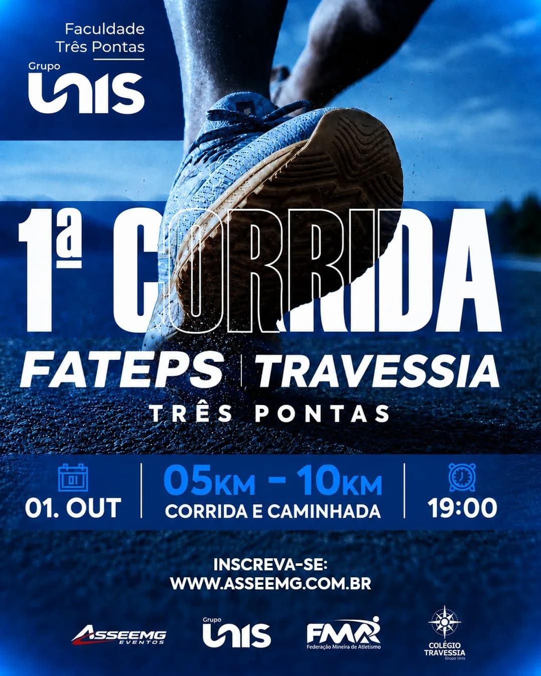 1ª Corrida FATEPS | Travessia - Três Pontas