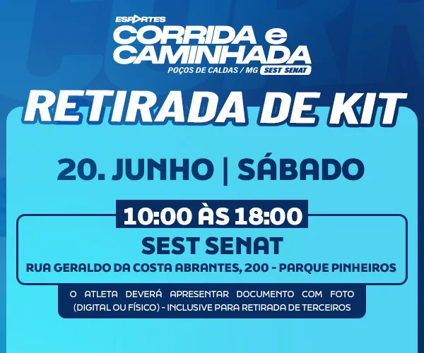 Corrida e Caminhada Sest Senat - 2026