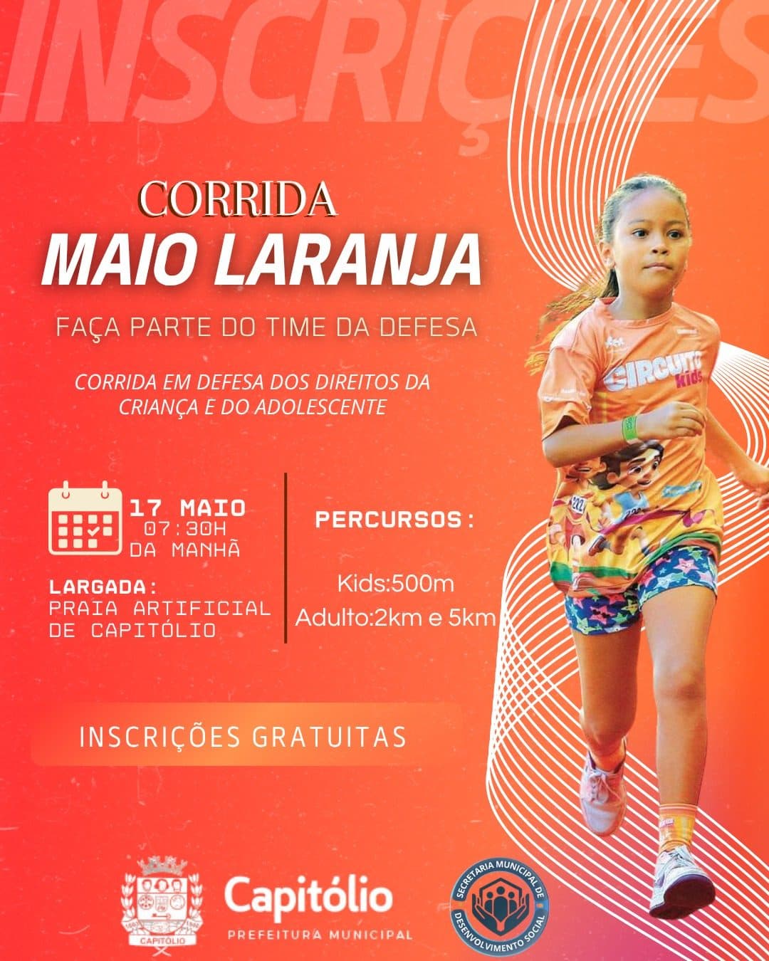 Corrida Maio Laranja